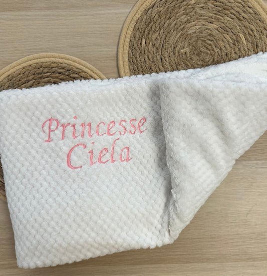 Personalisierte Fleece-Babydecke
