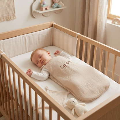 Bestickter Babyschlafsack